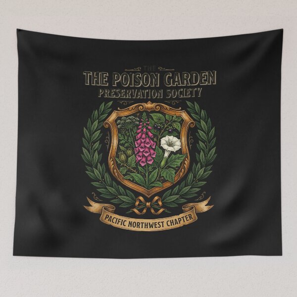 Item preview, The Poison Garden Preservation Society Pacific Northwest Chapter Poisonous Plants Botanical Gardener designed and sold by w66aboo.