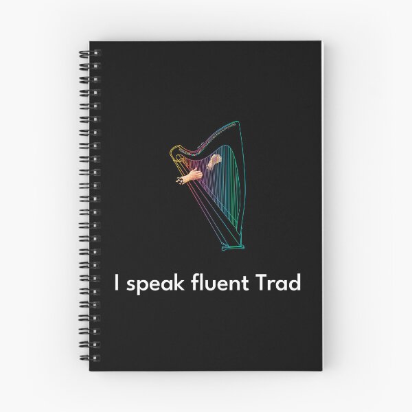 Item preview, I speak fluent Trad Harp Colors designed and sold by TraDArt.