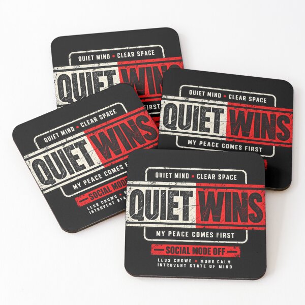 Item preview, Quiet Wins Introvert Humor designed and sold by FZ Studio .