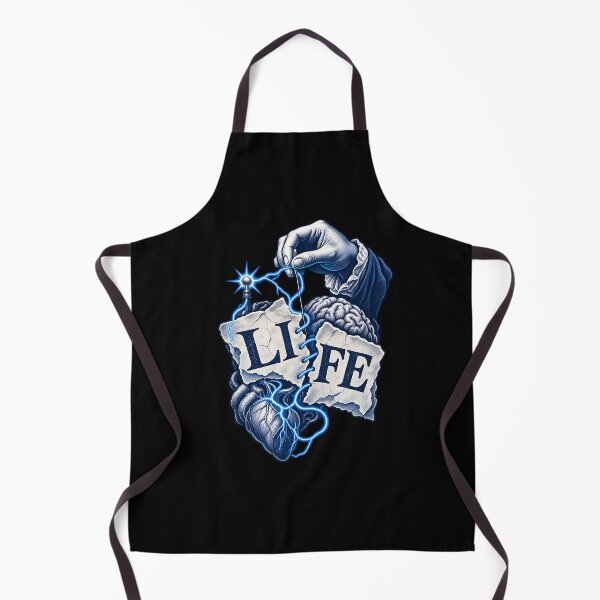 Item preview, Frankenstein Life Stitched with Electric Blue designed and sold by Fenay Designs.