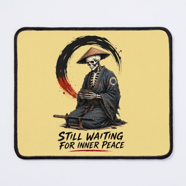 Item preview, Still Waiting for Inner Peace – Skeleton Samurai designed and sold by SVox.