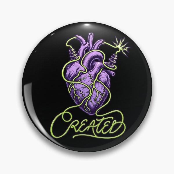 Item preview, Frankenstein Created: Neon Stitched Heart designed and sold by Fenay Designs.