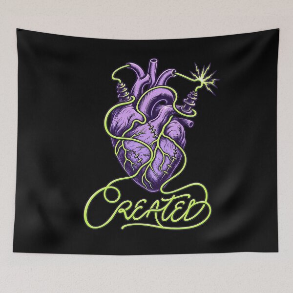 Item preview, Frankenstein Created: Neon Stitched Heart designed and sold by Fenay Designs.