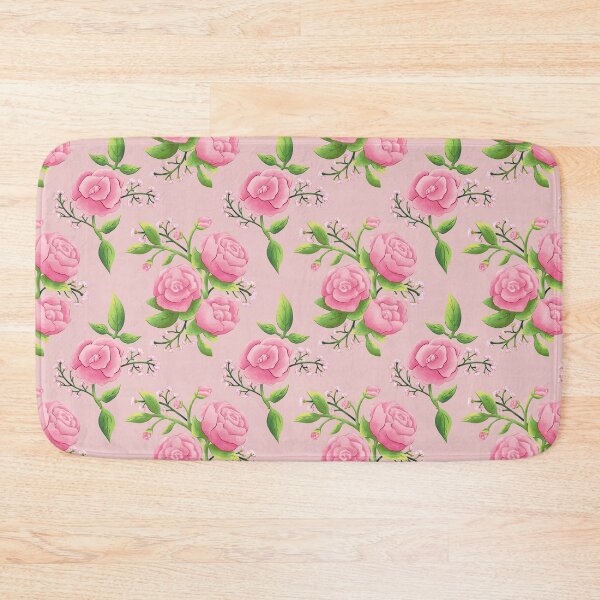 Item preview, Roses on Blush Pink designed and sold by Mel-Mas-Stoband.