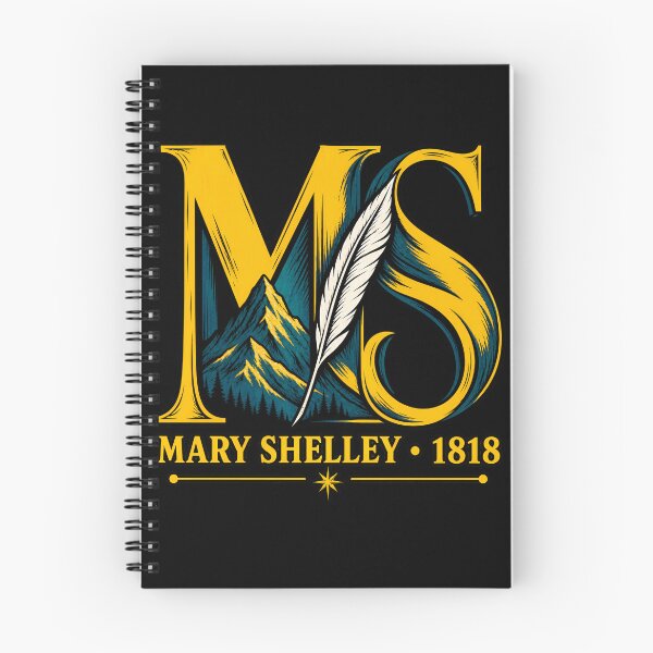Item preview, Mary Shelley 1818 Mountain Quill Monogram designed and sold by Fenay Designs.