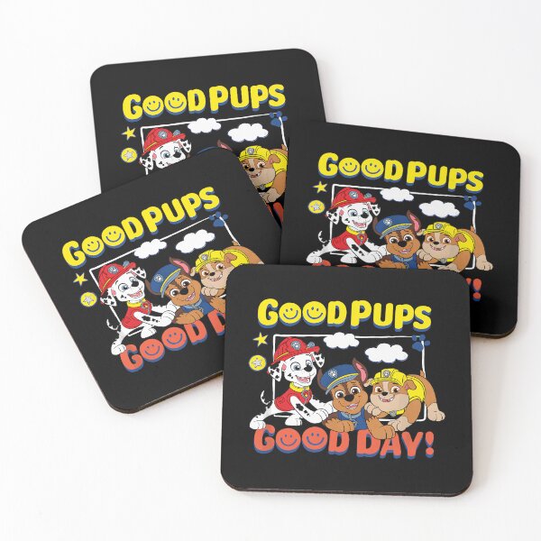 Item preview, Rescue Dog Team Good Pups Good Day With Smiley Faces designed and sold by AlanPitek.