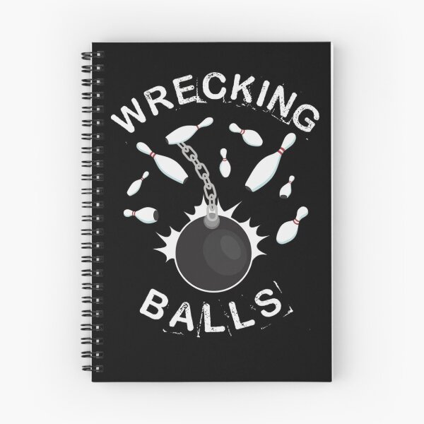 Item preview, Wrecking Balls Funny Bowling League Team Graphic designed and sold by haitrieuic96.