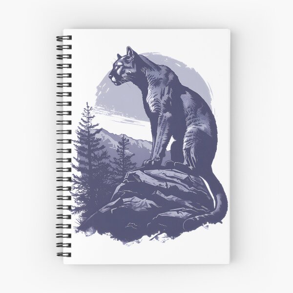 Item preview, Vintage Mountain Lion Design with Retro Style Illustration designed and sold by satawis.