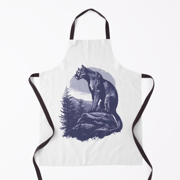 Item preview, Vintage Mountain Lion Design with Retro Style Illustration designed and sold by satawis.