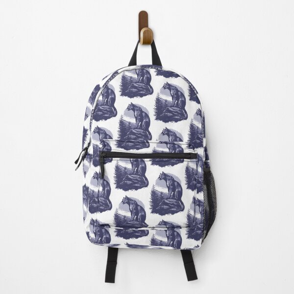 Item preview, Vintage Mountain Lion Design with Retro Style Illustration designed and sold by satawis.
