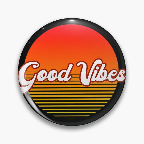 Item preview, Retro Good Vibes Emblem with Vintage Style and Positive Energy designed and sold by jamal alamri.