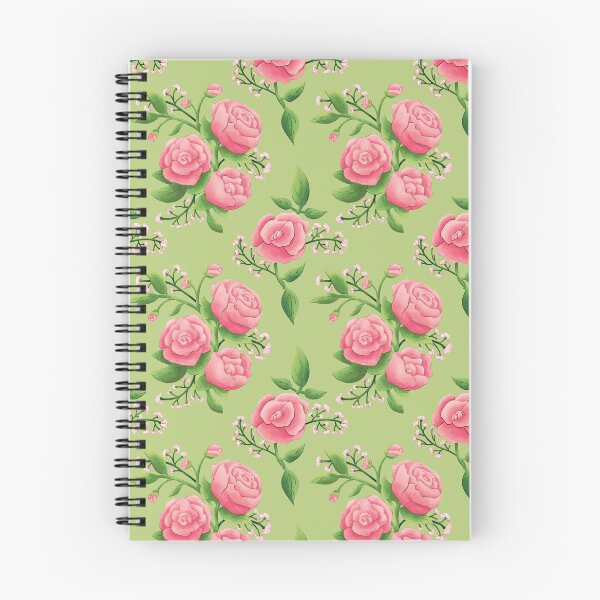 Item preview, Pink Roses on Pastel Green designed and sold by Mel-Mas-Stoband.