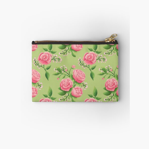 Item preview, Pink Roses on Pastel Green designed and sold by Mel-Mas-Stoband.