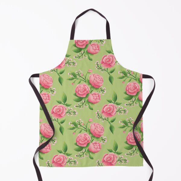 Item preview, Pink Roses on Pastel Green designed and sold by Mel-Mas-Stoband.