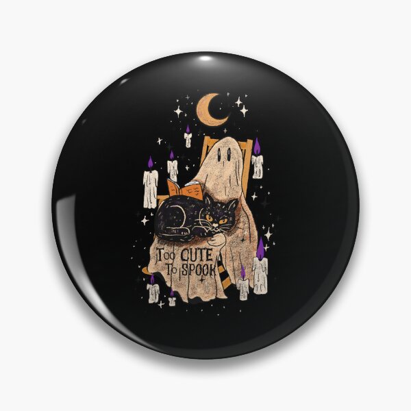 Item preview, Too Cute To Spook – Vintage Black Cat Halloween designed and sold by Katemadeartt.