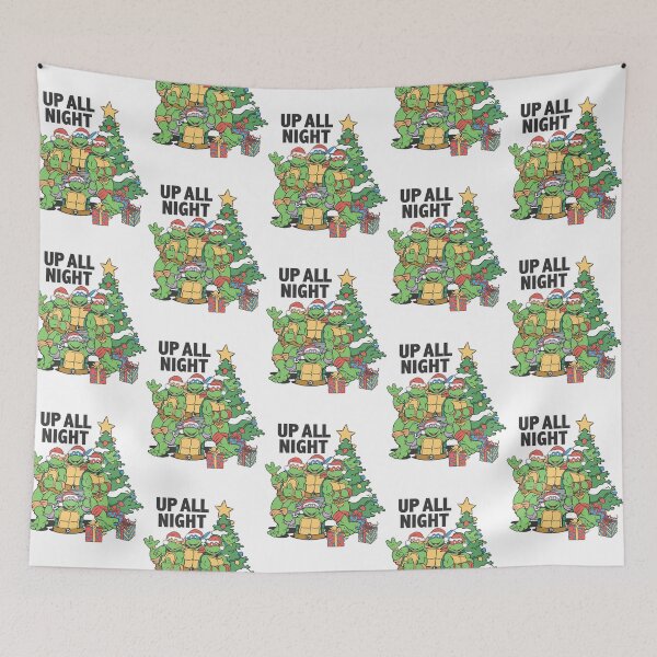 Item preview, Ninja Turtles Christmas Tree Party designed and sold by waldrony.