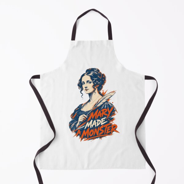 Item preview, Mary Shelley Made a Monster in Bold Orange designed and sold by Fenay Designs.