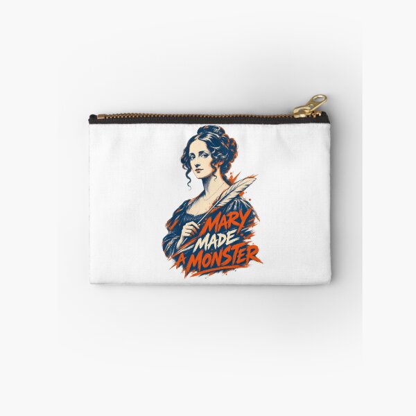 Item preview, Mary Shelley Made a Monster in Bold Orange designed and sold by Fenay Designs.
