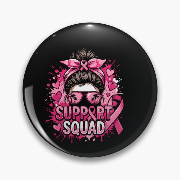 Item preview, Support Squad Breast Cancer Awareness Supporter Fighter Survivor designed and sold by w66aboo.