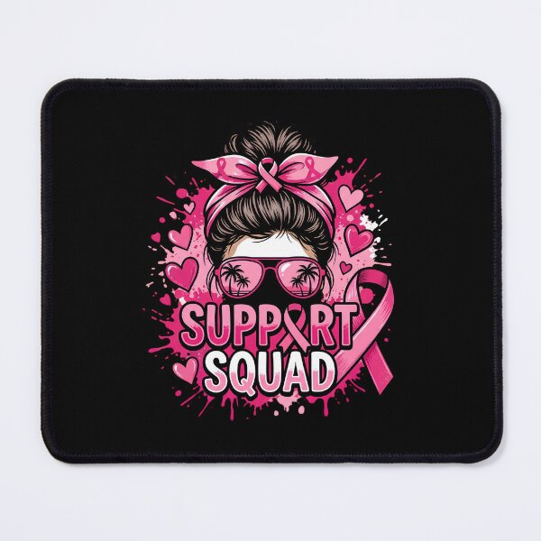 Item preview, Support Squad Breast Cancer Awareness Supporter Fighter Survivor designed and sold by w66aboo.
