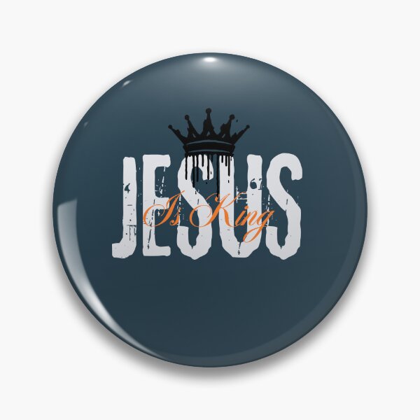 Item preview, Jesus Is King -Christian Inspirtional Quotes  - Birthday Gift Ideas - Azure designed and sold by Doiemacreations.