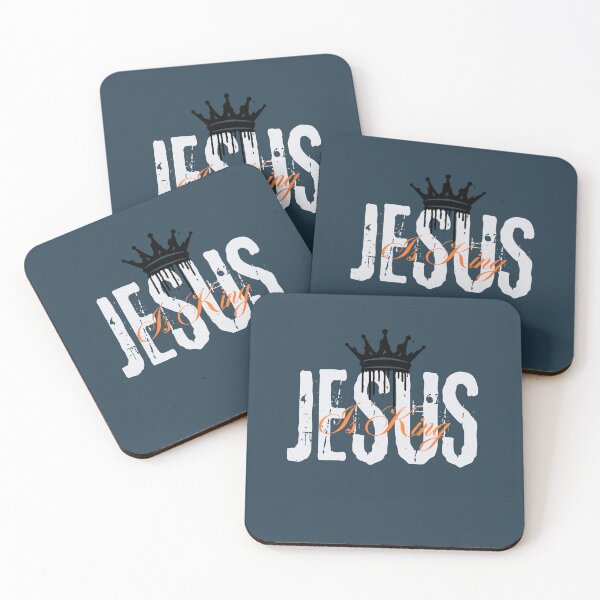 Item preview, Jesus Is King -Christian Inspirtional Quotes  - Birthday Gift Ideas - Azure designed and sold by Doiemacreations.