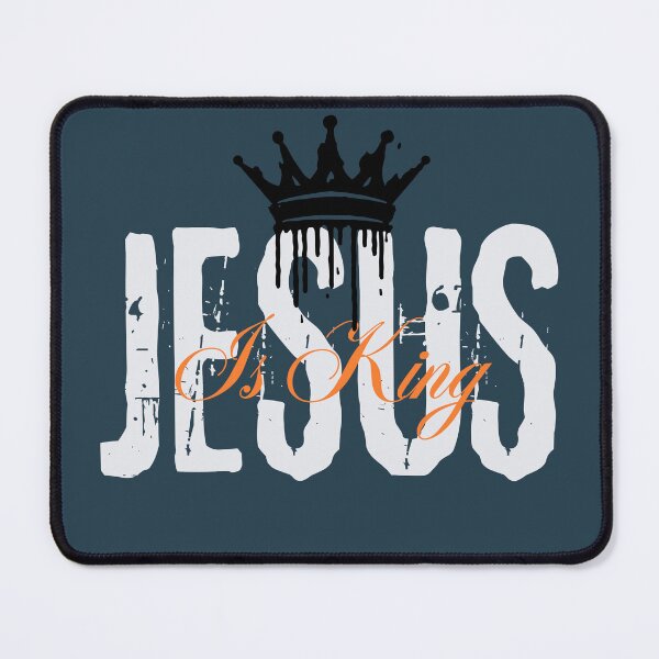 Item preview, Jesus Is King -Christian Inspirtional Quotes  - Birthday Gift Ideas - Azure designed and sold by Doiemacreations.