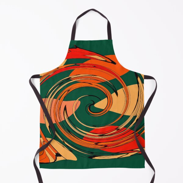 Item preview, Abstract Orange and Green Swirl designed and sold by Elaine M Hayward .
