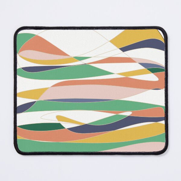 Item preview, Abstract Horizon - Flowing Colour Wave Line Art No. 82 designed and sold by iampaulmorris.