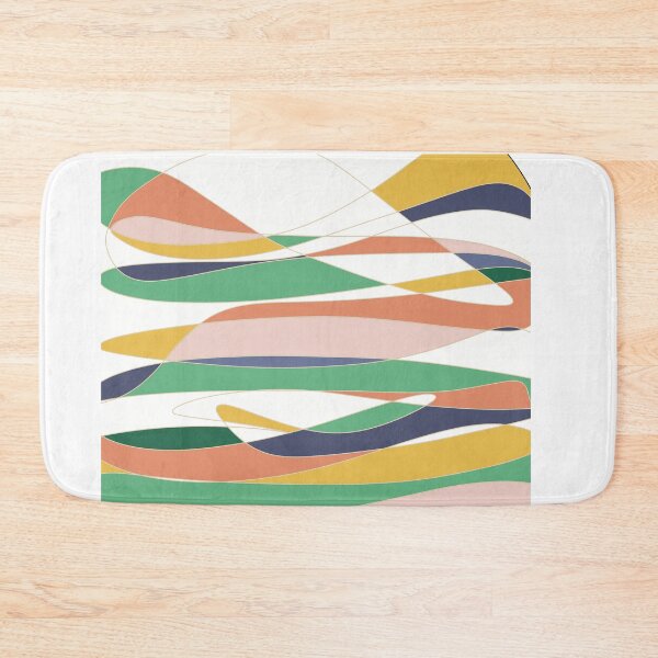 Item preview, Abstract Horizon - Flowing Colour Wave Line Art No. 82 designed and sold by iampaulmorris.