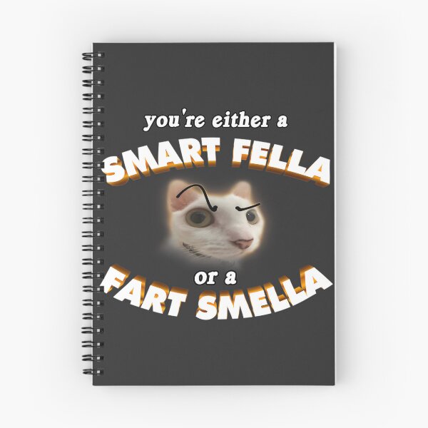 Item preview, Smart Fella Cat Meme Funny Clever Cat Illustration designed and sold by satawis.