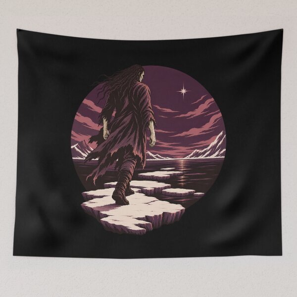 Item preview, Frankenstein Creature Crosses the Polar Ice designed and sold by Fenay Designs.