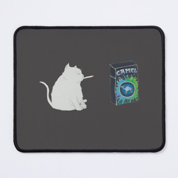 Item preview, Cig Cats Rufus - Relaxed Cat Smoking Vintage Style Illustration designed and sold by satawis.