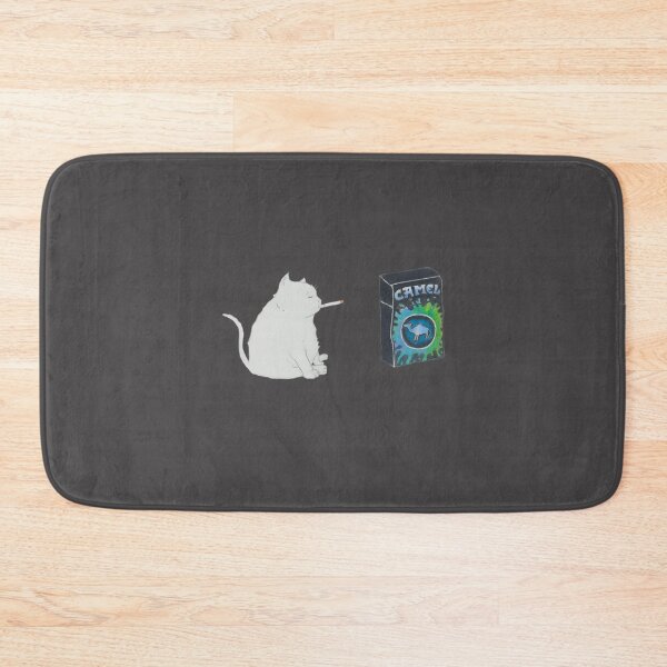 Item preview, Cig Cats Rufus - Relaxed Cat Smoking Vintage Style Illustration designed and sold by satawis.
