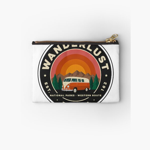 Item preview, Retro Camper Van Camping Badge Aesthetic designed and sold by ArtifactVerse.