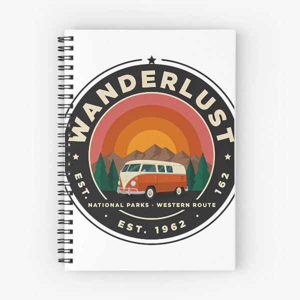Item preview, Retro Camper Van Camping Badge Aesthetic designed and sold by ArtifactVerse.