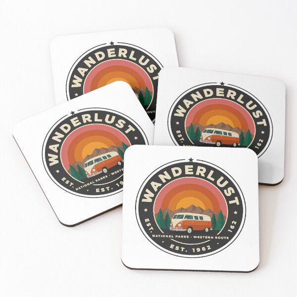 Artikelvorschau, Ästhetik eines Retro-Camping-Van-Emblems entworfen und verkauft von ArtifactVerse.