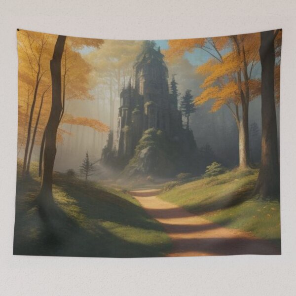 Item preview, welcome Autumn AI fantasy  watercolour designed and sold by artyval.