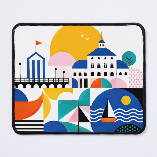 Item preview, Colorful geometric illustration of Prnu, Estonia featuring styl designed and sold by ckybe.