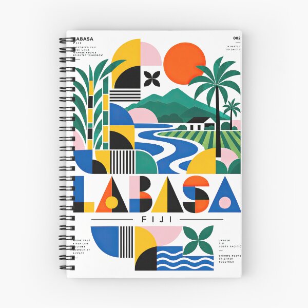 Item preview, Colorful geometric poster featuring a tropical landscape, palm designed and sold by ckybe.