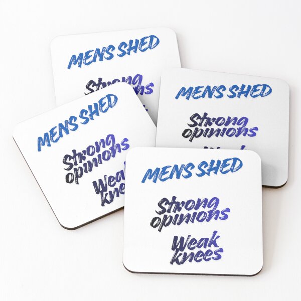 Item preview, Funny men's stuff. Mens shed. Strong Opinions, weak knees designed and sold by Andykinoz.