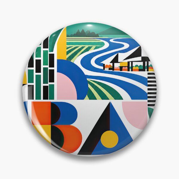 Item preview, Colorful geometric poster celebrating Fiji with tropical landsca designed and sold by ckybe.