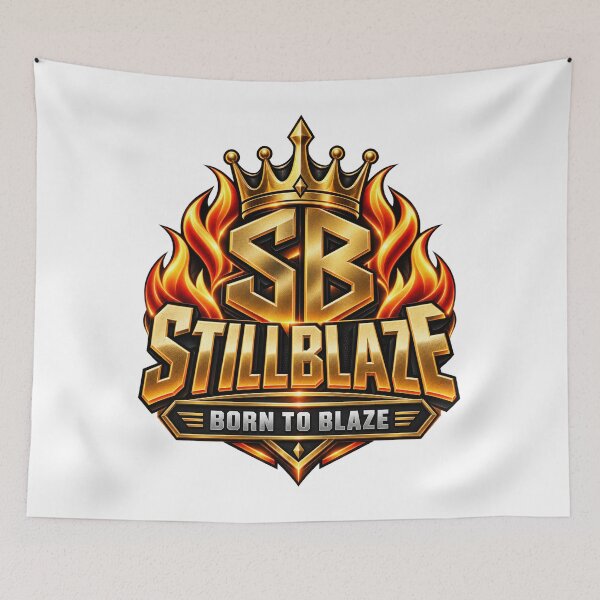 Item preview, STILLBLAZE Born to Blaze – Premium Fire Streetwear designed and sold by BilcoStillbaze.