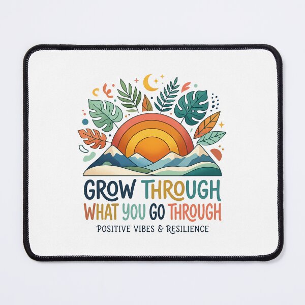Item preview, GROW THROUGH WHAT YOU GO THROUGH designed and sold by decimalades.