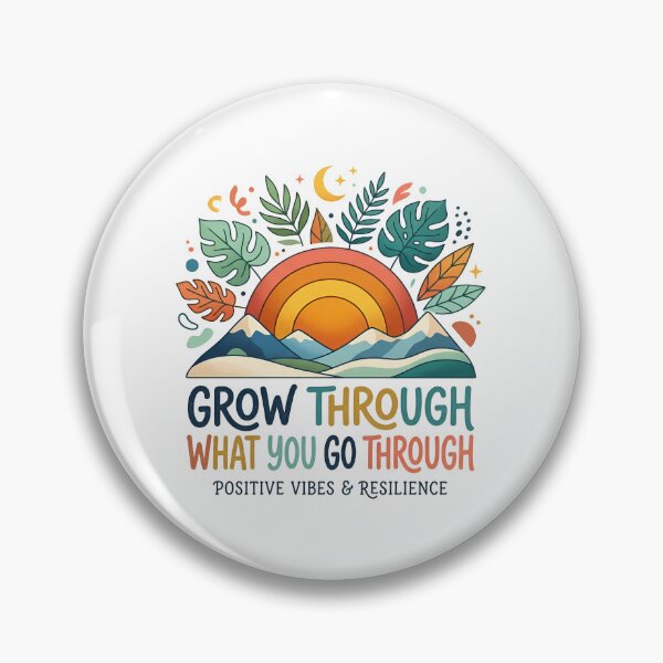 Item preview, GROW THROUGH WHAT YOU GO THROUGH designed and sold by decimalades.