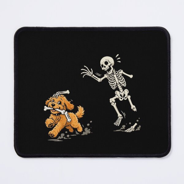 Item preview, Funny Dog Stealing Skeleton Bone Poodle Goldendoodle Halloween designed and sold by haitrieuic96.