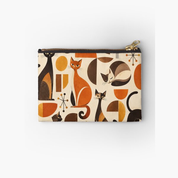 Item preview, Abstract Scandinavian Cat Silhouettes Floral Cat Design designed and sold by Aramdesing.