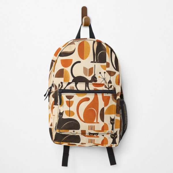 Item preview, Abstract Scandinavian Cat Silhouettes Floral Cat Design designed and sold by Aramdesing.