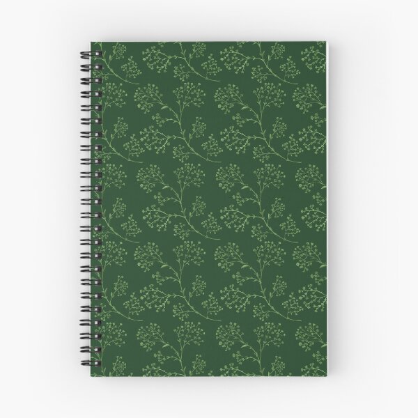 Item preview, Green Baby’s Breath on Dark Green designed and sold by Mel-Mas-Stoband.