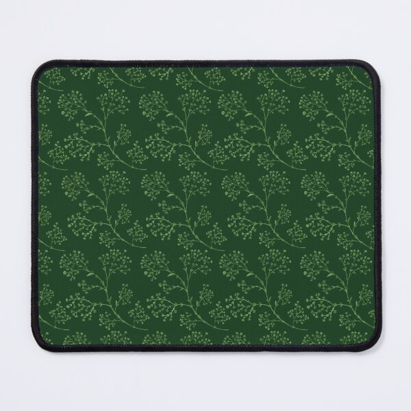 Item preview, Green Baby’s Breath on Dark Green designed and sold by Mel-Mas-Stoband.